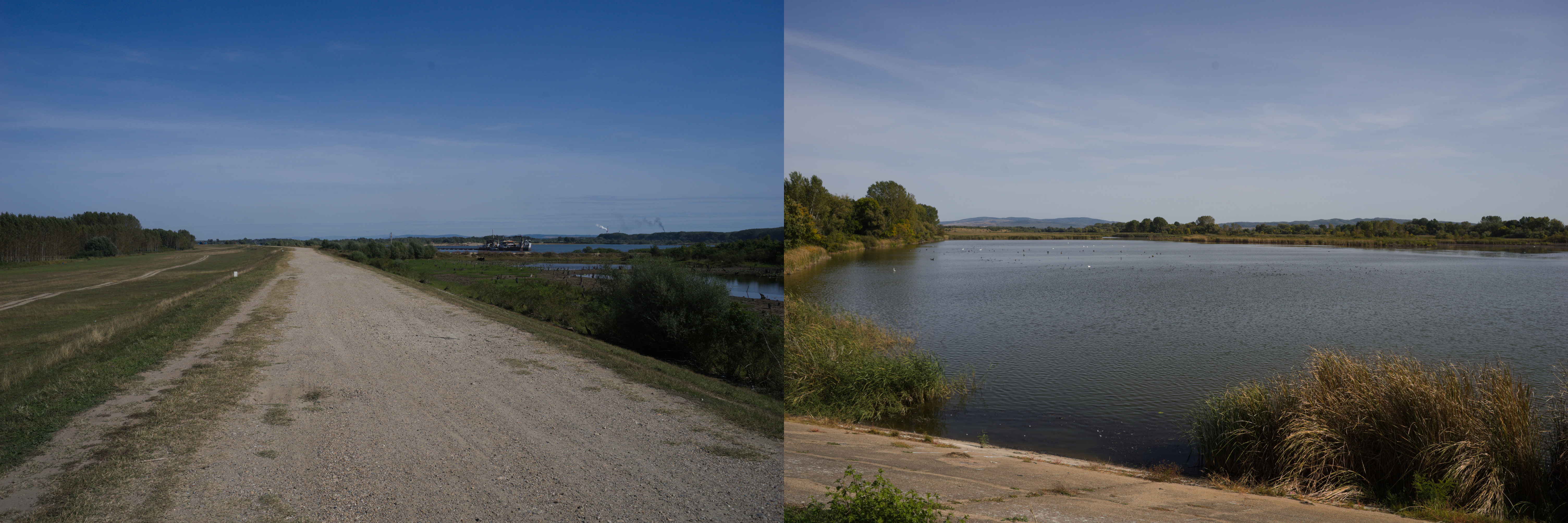 The road from Kovin city along EuroVel