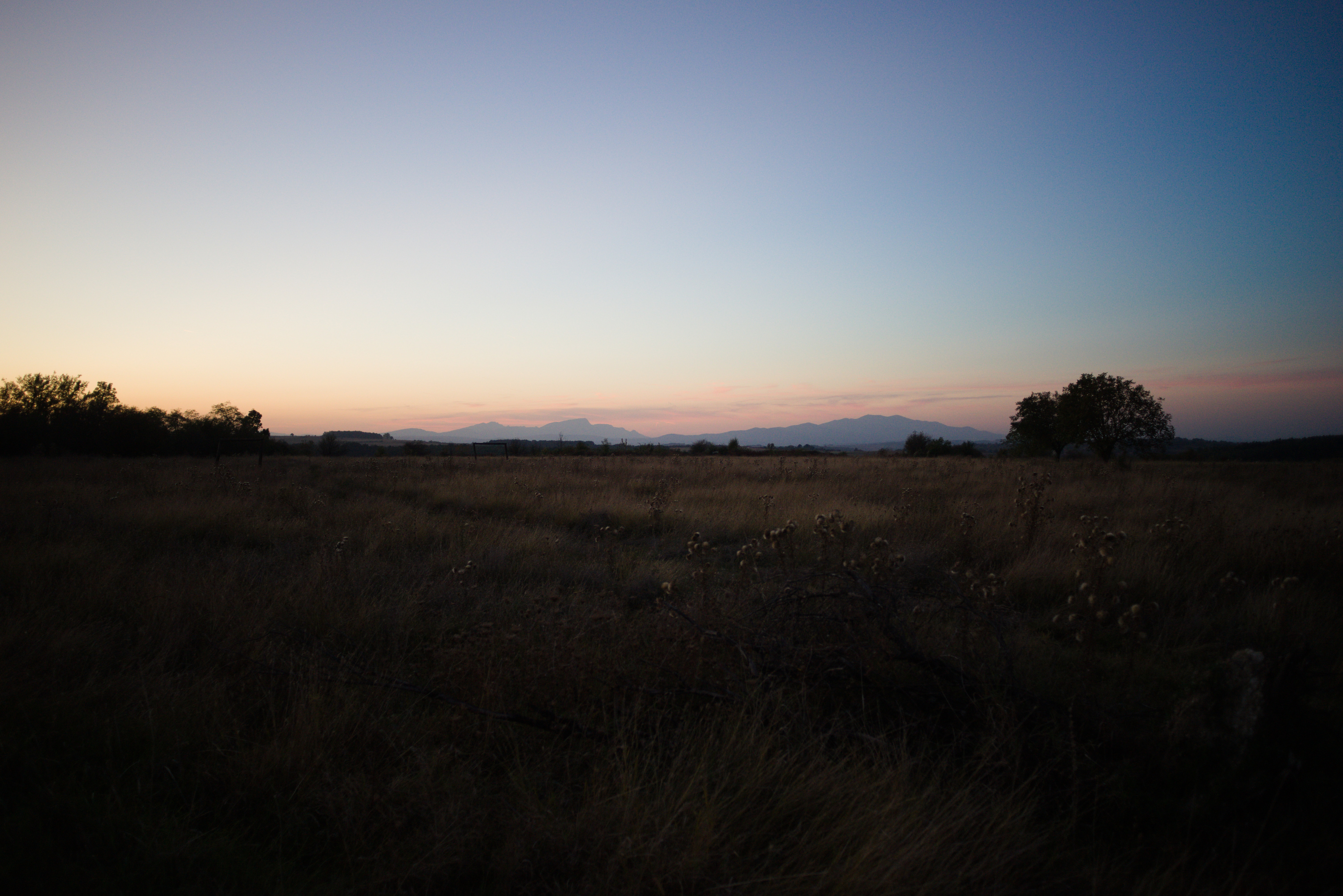 The view on Sunset from the highest point of the road