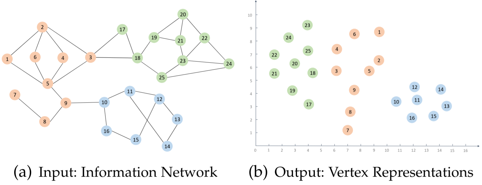 Vertex Representation Learning overview